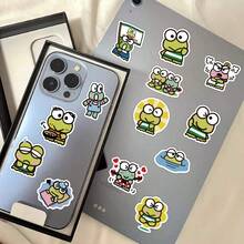60PCS Sanrio Cute Frog Graffiti Stickers For Helmet Bicycle Hand Account Pencil Case Decals - 60PCS - View 3