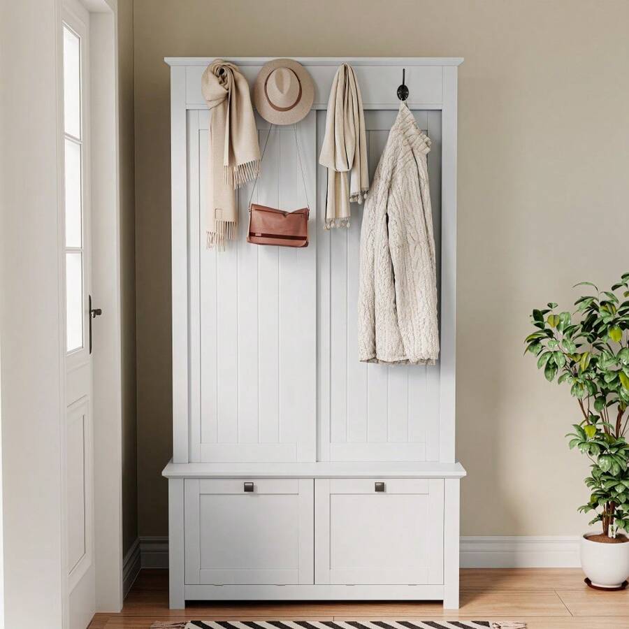 Coat Racks - White - View 1