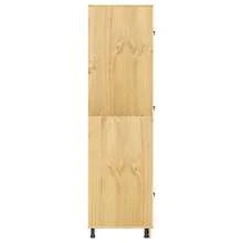 vidaXL Armoire avec étagère avec porte Miel 60 x 32 x 40 cm Pin massif - Tabac - Voir 7
