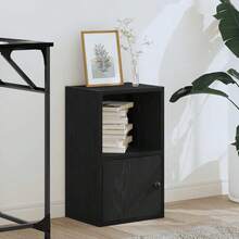 vidaXL Bibliothèque chêne nero 31x24x52 cm ingegneria del legno - nero - Visualizzare 3