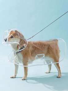 1件装狗狗雨衣，小型犬防水户外服装，适合贵宾犬、泰迪犬等小型犬，雨天使用，透明宠物雨衣，防风 - 彩色 - 查看 5