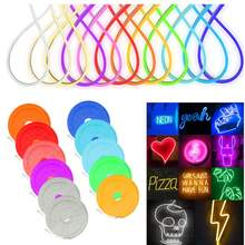 5m Roll Of LED Strip Neon Hose, 2.5cm Cut, Flexible, 12v, Ready For Delivery, With Power Supply. - Amarelo - 查看 9