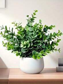 Cây bạch đàn giả trồng trong chậu, chất liệu nhựa, phụ kiện trang trí nhà cửa, cây giả nhỏ, thích hợp trang trí nhà trong nhà, hoa giả, có thể dùng để trang trí bệ cửa sổ, phòng tắm, tường, bàn làm việc, văn phòng, nhà bếp, trang trí nhà kiểu nông thôn, quà tặng lý tưởng cho sinh nhật, tốt nghiệp, trang trí sân vườn, cây cảnh ngoài trời, làm vườn và nhiều dịp khác. - Nhiều màu - Xem 4