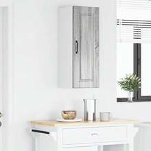 vidaXL Küchenschrank mit Ablage, Sonoma Grau, 30 x 31 x 80 cm - Grau - Übersicht 4
