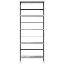 vidaXL Étagère Gris Sonoma 60 x 29,5 x 149 cm Legno di ingegneria - Grigio - Visualizzare 5