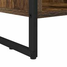 vidaXL Biblioteca Chêne Fumé 99,5 x 30 x 108,5 cm Bois d'ingénierie - Castanho - Ver 9