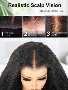 Glueless Wigs Human Hair Pre Plucked Pre Cut 6X5 HD Lace Short Curly Bob Wig Pre Bleach Knots Wear And Go Glueless Wig 250% Density Curly Human Hair Wig 100% Unprocessed Virgin Hair 14inch - Natural Black - View 7