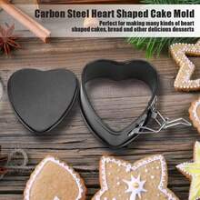 High-Quality Non-Stick Steel Baking Pan, Adjustable Bottom Lock, Suitable For Mousse Cakes, Desserts And Pastries - Baking Cake Mold - Multicolor - View 5