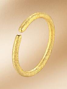 CIZME 1 pieza Anillo de nariz con forma de L chapado en oro de 18K, 20G, joyería de piercing de nariz con pendiente de circonita cúbica para fiesta de Ramadán - Dorado - Ver 9