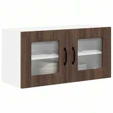 vidaXL Armadio da cucina Kalmar Chêne brun 80 x 31 x 40 cm - Castano - Visualizzare 3