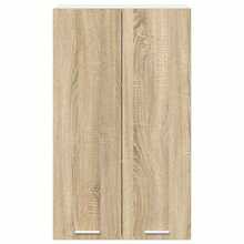 vidaXL Armario suspendido con almacenamiento Chêne Sonoma 60 x 31 x 100 cm - Marrón - Ver 6