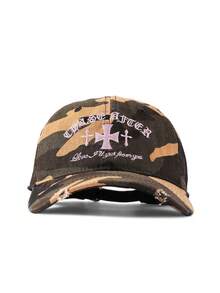 1pc Women's Adjustable High-Quality Baseball Cap, Embroidered Camouflage Snapback Hat, Fashionable & Versatile Unisex - Baseball Cap - View 4