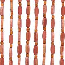 Bamboo Wood Beaded Curtain, 52 Strings Natural/Walnut Door Curtain, Bamboo And Wooden Doorway Curtain, 52-String Natural Bead Partition, Large Door Curtain For Privacy, Room Divider, Wall Decor, Vintage & Bohemian Style,  79x35 Inch Room Divider For Doorway, Window, Boho & Rustic Decor, Noise Reducing, Includes Wooden Track & Rings - màu nâu cà phê - Xem 10