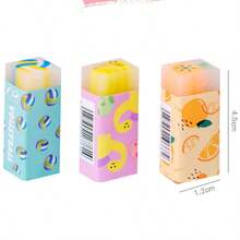 Slice Eraser Series - Fruit, Dinosaur And Sports Ball Themed Fun Erasers, Suitable For School And Play - Multicolor - View 4