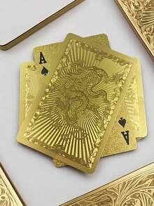Waterproof Playing Cards With Box Flexible Poker Cards Classic Magic Tricks Tool Cool Design Great For Magic Entertainment Parties Games Gifting And Celebrations For Men And Women Creative Card Poker Series Funny Gifts - Multicolor - View 5