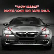 calcomanas de vinilo para coche, marcas de garra, calcomanas de marcas de garra, calcomanas de coche, rayas de vinilo para coches, deportivos, SUV, camioneta, ventana, motocicletas, etc. rojo - Rojo - Ver 6