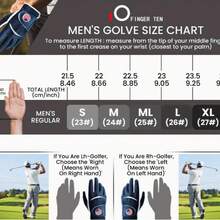 Double Pack Men's Golf Gloves, Suitable For Both Hands, Made Of High-Quality Materials With Ball Markings, Durable And Stable Grip, Anti Slip Design In The Thumb And Palm Areas, Essential For Perfect Swing, Available In Dark Blue Khaki Color - Red Left-m - View 3