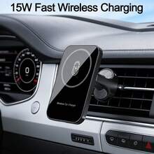 Fast Charging Magnetic Wireless Car Charger Cell Phones Car Charger 15W Compatible With Apple 11-17/Pro/Max And IOS/Android Devices Includes Phone Holder And Wireless Charging Station Perfect Gift For Father's Day Valentine's Day Gift - Multicolor - View 8