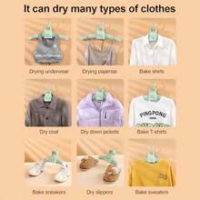 Tendedero eléctrico portátil para ropa de viaje plegable de secado rápido - blanco - Ver 3