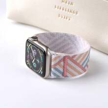 Unity Series Elastic Compatible/Replacement Band For Watch/Watch Ultra (Bound, L Fits 7.0-7.5 Inch Wrist, 41/40/38mm) - 邊界 - 查看 4