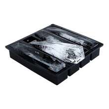 TendenciaMolde Bandeja Tira Hielos Silicona Mantequilla Café RefrescoCalidad premium - Negro - Ver 1