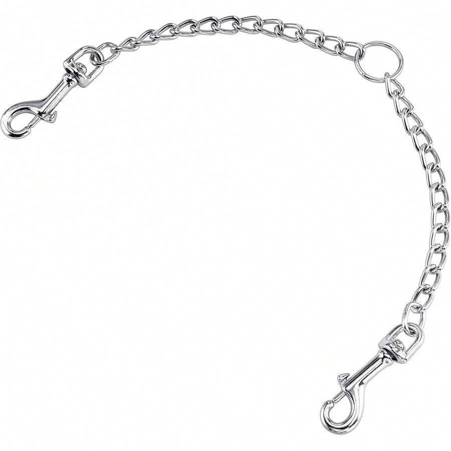 Metal Double Dog Leash Coupler, Chew-Resistant-Dual Pet Leash Extension Splitter 2 Dogs - SIZE M - View 1