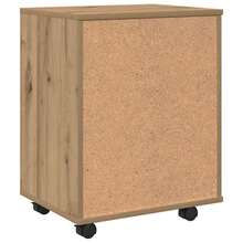 vidaXL Armadio roulante chêne artigianale 46x36x59 cm ingegneria del legno - Castano - Visualizzare 7