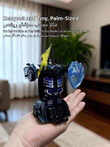 創意趣味汽車變形機器人模式，兒童玩具，玩具車，機器人，玩具，聖誕節，男孩玩具，兒童遊戲，返校季，跑車 - 彩色 - 查看 10