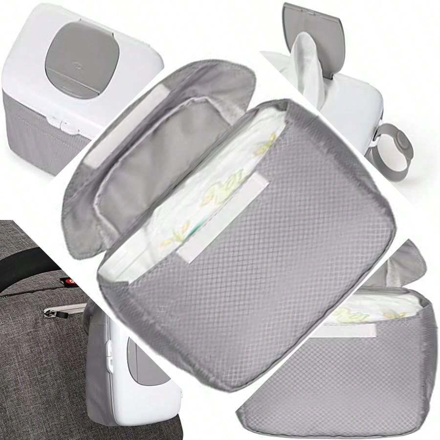 OXO Tot 62100200 Dispensador Toallitas Húmedas, Gris - Embalaje estándar - Ver 1