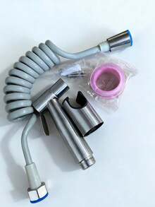 1 Set Toilet Bidet Sprayer Kit, High Pressure Faucet Mounted Bidet Sprayer For Bathroom, Toilet Hygiene Companion