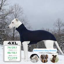 1pc Pet Hoodie, New Pet Clothes, Solid Color Patchwork Pet Dog Clothes, Warm High Collar Dog Apparel - Multicolor - View 27