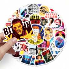 51张第五季贴纸套装——热门粉丝最爱的周边商品，包含威尔和十一的角色主题贴纸、霍珀警长的招牌华夫饼、阿列克谢最爱的冰沙，以及剧中其他标志性符号。适合青少年、成年人和剧迷。 - 彩色 - 查看 4