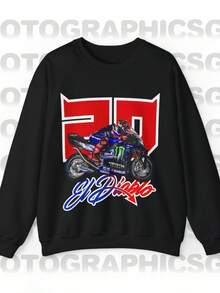 Fabio Quartararo 20 Sweatshirt, Hoodie Quartarao 20 Moto - 黑色 - 查看 1