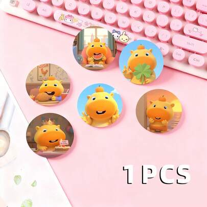 2.28" / 58mm Cartoon Anime Style Pins & Brooches, Cute Q Version Creative Lapel Pins, Unisex Accessory For Clothing, Hats, Bags, Fun Gift For Friends, Classmates And Colleagues