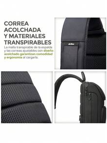 Hikeo Waterproof 9.7" Tablet Crossbody Bag - Black - View 6