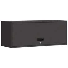 vidaXL Armoire murale pour garage Noir 90 x 33 x 35 cm - Noir - Voir 2