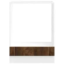 vidaXL Armoire de quatre Lucca chêne fumé bois d'ingénierie - Tabac - Voir 4