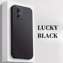 Integrated Black Shock-Proof Protective Case, Suitable For Series Phones. Water-Resistant, Shock-Proof, Scratch-Resistant. TPU Protective Case, Soft And Shock-Proof Black Phone Case, Shock-Proof, Provides Comprehensive Protection For The Lens. Fashionable And Exquisite, New Solid Color, Simple Style. Suitable For Moto G82, Moto G72, Moto G60, Moto G52, Moto G41 - Black - View 2