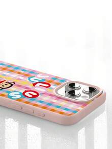 Paul Frank 授权硅胶手机壳，全包防震摄像头保护，猴子气球图案，全新设计，兼容 13/14/15/16/17 Pro Max - 彩色 - 查看 3