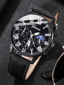 Men Watch Sets - Black - View 4