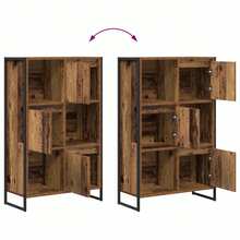 vidaXL Biblioteca madera antigua 68 x 30 x 108,5 cm madera de ingeniería - Marrón - Ver 11