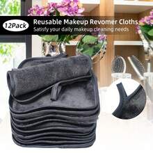 Facial Cleansing Towel, 13cm*13cm Facial Cleansing Towel, Super Soft Makeup Remover Dry Towel, Thick Cleansing Towel Suitable For Sensitive Skin, Soft And Absorbent, Cleansing And Removing Makeup. - Multicolor - View 17