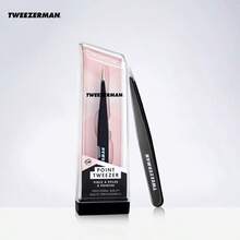 Tweezerman Nhíp tỉa lông mày đầu nhọn Micro Charm - đen - Xem 2