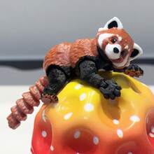 3D Printed Cute Panda Figurine, Plastic Desk Decor Sculpture, Holiday Gift - Multicolor - View 10