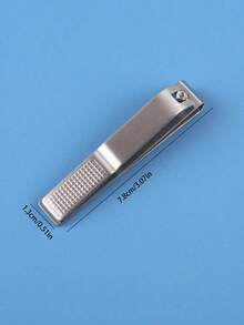 1pc Silver Handle Straight Nail, Suitable Trimming Fingernails And Toenails, Can Be Used At Home And Outdoor,Nail Supplies,Nail Tools,Nail Art Tools,Back To School,Nails,Nail Tools Press On Nails,Manicure Pedicure Tools - 黑色 - 查看 10