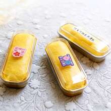 16厘米长奶酪挤压玩具，慢回弹奶油芝士蛋糕挤压玩具，柔软粘手，创意减压小礼物，适合赠送亲朋好友 - 彩色 - 查看 7