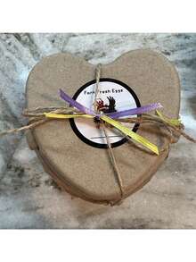 30/10pcs/Set 1 Easter Egg Box Set, Heart-Shaped Egg Carton Set Includes Jute Rope, Paper Pulp Egg Containers, Easter Gift Packaging, Easter Party Decor, Reusable Kitchen Egg Storage Box, Suitable For Kitchen, Farm, Easter, Holiday Gifts, Holiday Decor Baskets, Holiday Gift Boxes - Multicolor - View 7