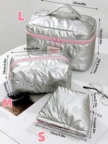 This Adorable Pink 3D Ribbon Or Heart-Shaped Storage Basket Is The Perfect Choice For Christmas And Holiday Decor. It Is Designed To Reduce Desktop Clutter And Is Waterproof, Making It Great For Storing Cosmetics, Organizing Makeup Brushes And Skincare Products, While Also Serving As A Beautiful Desktop Decoration. Additionally, It Can Be Used As A Cosmetic Organizer, Plastic Basket, Toy Basket, Home Decor, And Room Or Bedroom Decor, Making It An Excellent Gift For Friends And Family. - Multicolor - View 2