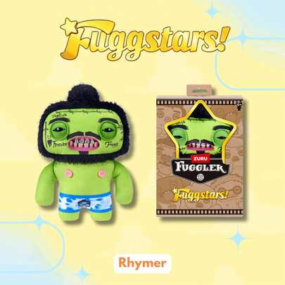 Spin Master Spin Master Fugg Stars Series 9-Inch Plush Doll - Funny Ugly Monster Plush Doll With Human-Like Teeth, Suitable For Children, Teenagers, Adults And Plush Doll Collectors