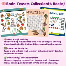 Brain Games Fun Challenge Activity Books, Logic Puzzles And Thinking Games, Maze, Spot-The-Difference And Visual Challenges, Rich Themed Pages With Colorful Illustrations, Boost Focus And Problem-Solving - Brain Games Fun Challenge - View 8